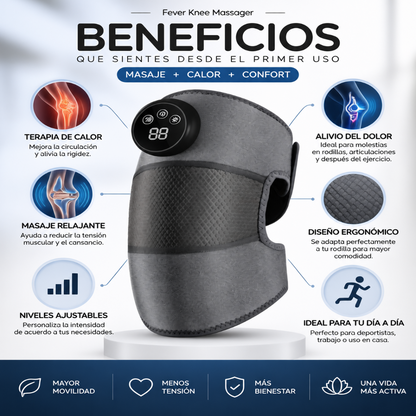 Masajeador Inteligente de Rodilla con Calor y Masaje